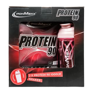 پک 2 عددی پودر پروتئین 90 آیرون مکس به همراه شیکر هدیه/IRON MAXX — تصویر ۲