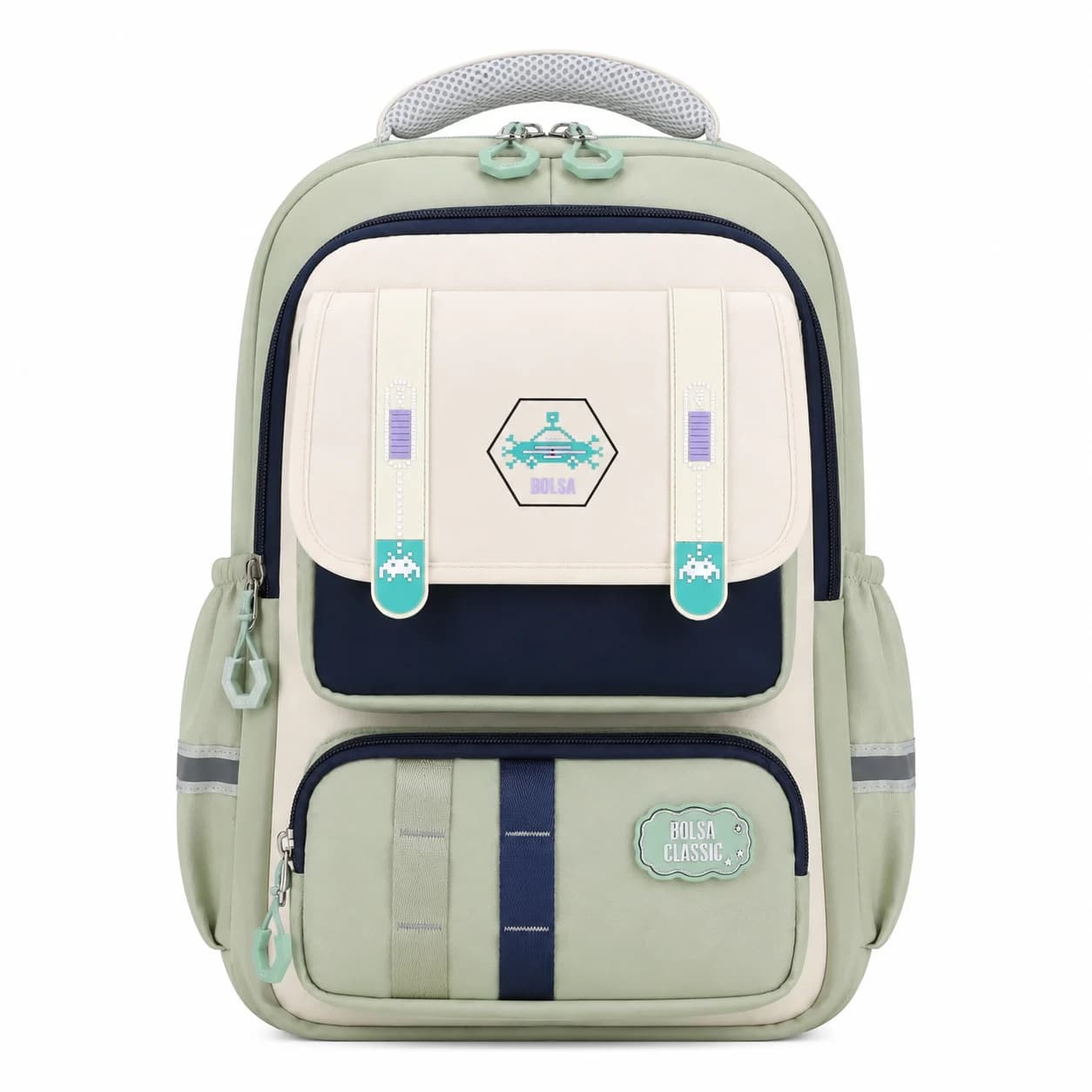 کوله پشتی مدرسه BOLSA CLASSIC مدل 0% — تصویر ۹