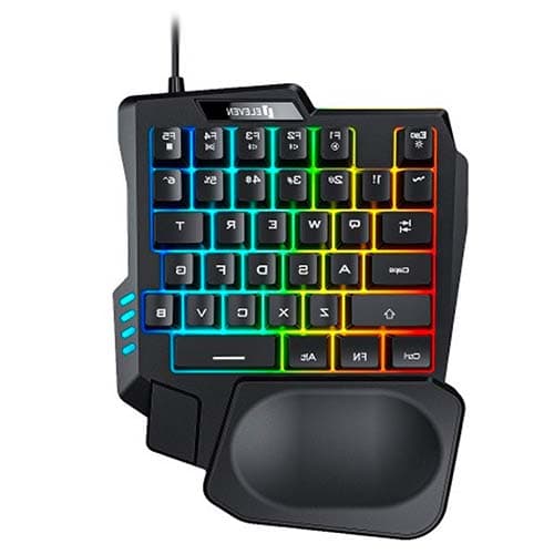 کیبورد گیمینگ ایلون مدل GK104 با سیم و نورپردازی RGB — تصویر ۵