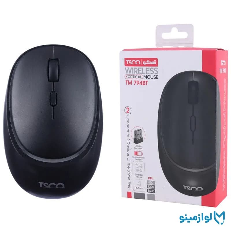 ماوس شارژی بی سیم بلوتوثی تسکو مدل TSCO TM794BT