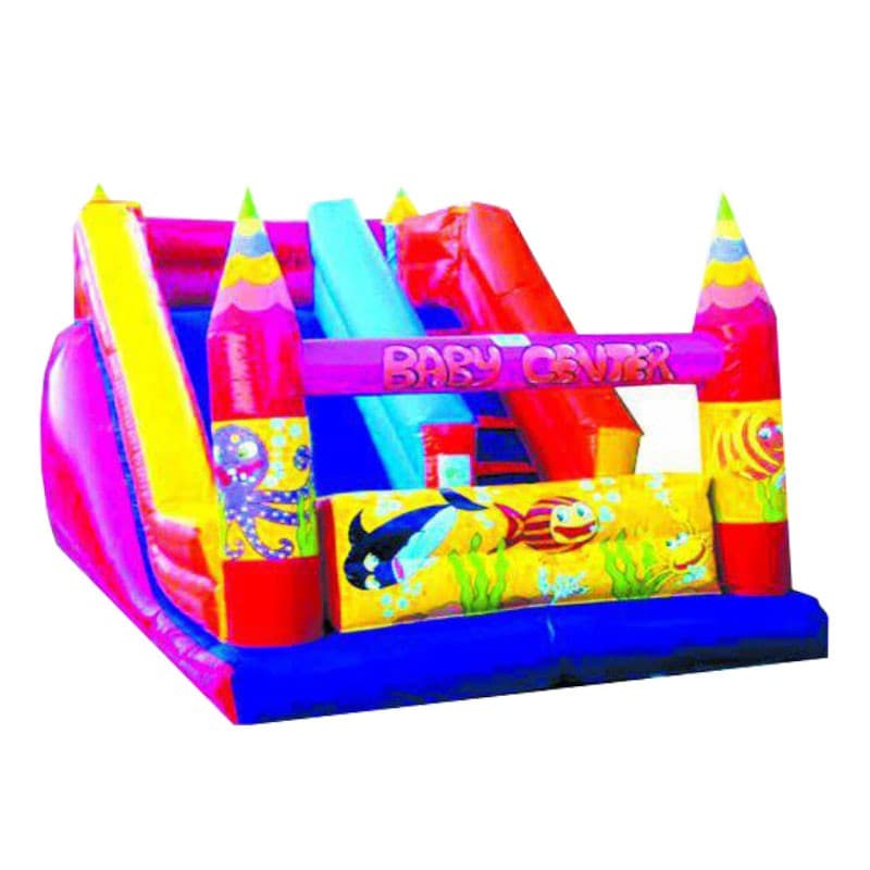 قلعه بادی شهربازی مدل سرسره 4 قلعه — تصویر ۵