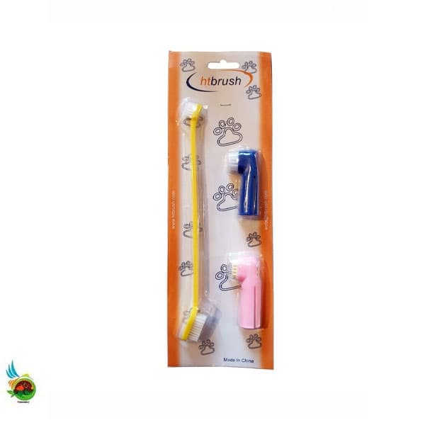 ست مسواک و انگشتی سگ و گربه htbrush