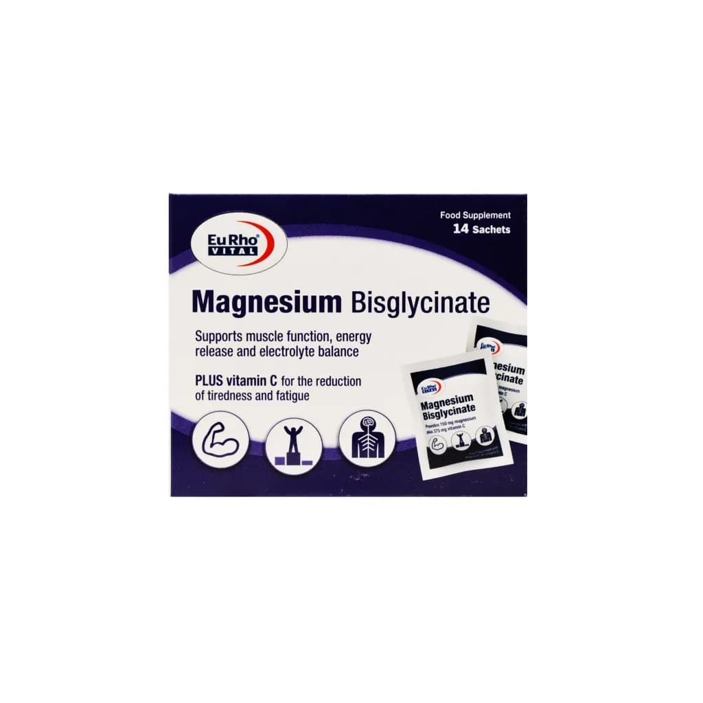 ساشه منیزیم بیس گلایسینات یوروویتال/MAGNESIUM BISGLYCINATE EURHO VITAL