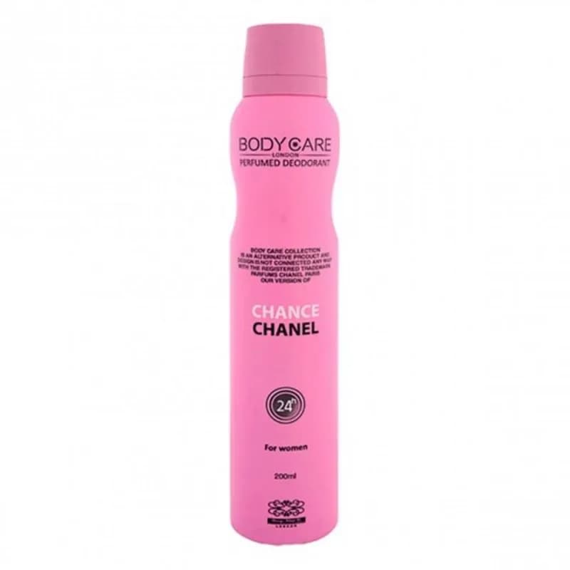 اسپری زنانه بادی کر رایحه شنل چنس/BODY CARE CHANCE CHANEL