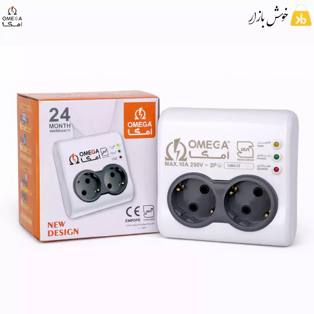 محافظ ولتاژ یخچال و فریزر امگا مدل P2100 بدون سیم — تصویر ۱۲