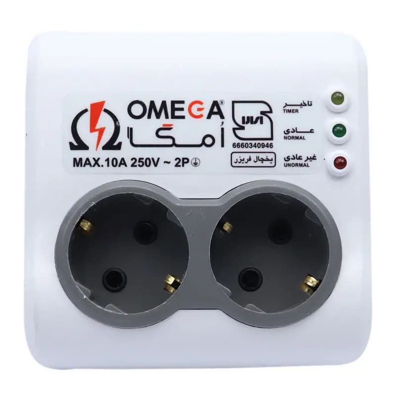 محافظ ولتاژ یخچال و فریزر امگا مدل P2100 بدون سیم — تصویر ۲