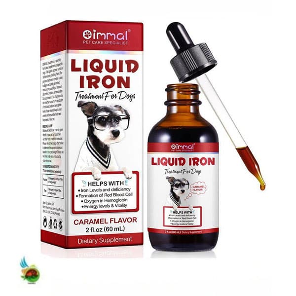 قطره آهن سگ اویمال Oimmal liquid iron حجم ۶۰ میلی لیتر