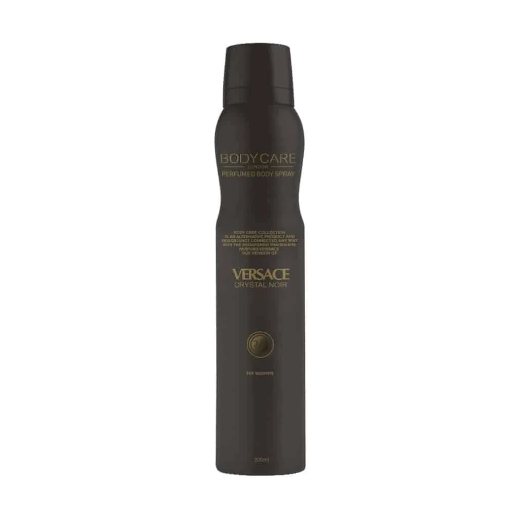 اسپری زنانه بادی کر رایحه ورساچه کریستال نویر/BODY CARE VERSACE CRYSTAL