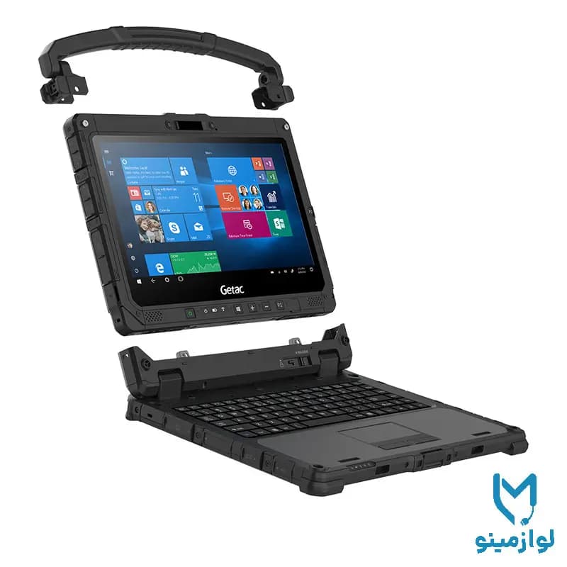 لپ تاپ صنعتی نظامی Getac مدل K120 core i5 16 256 — تصویر ۳