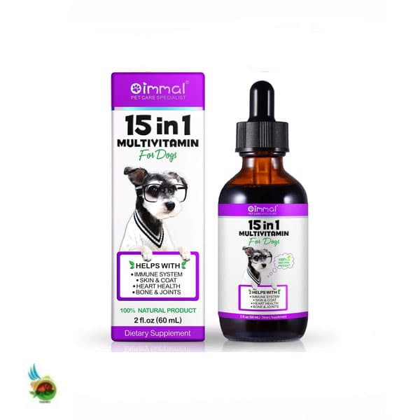 قطره مولتی ویتامین سگ اویمال Oimmal multivitamin for dogs حجم ۶۰ میلی لیتر — تصویر ۲
