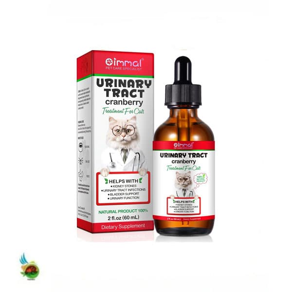 قطره مراقبت از مجاری ادراری گربه اویمال طعم کرنبری Oimmal urinary tract cranberry حجم ۶۰ میلی لیتر