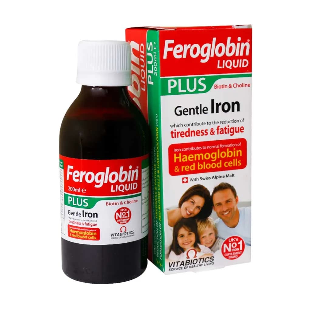 شربت فروگلوبین پلاس ویتابیوتیکس/Vitabiotics Feroglobin Plus