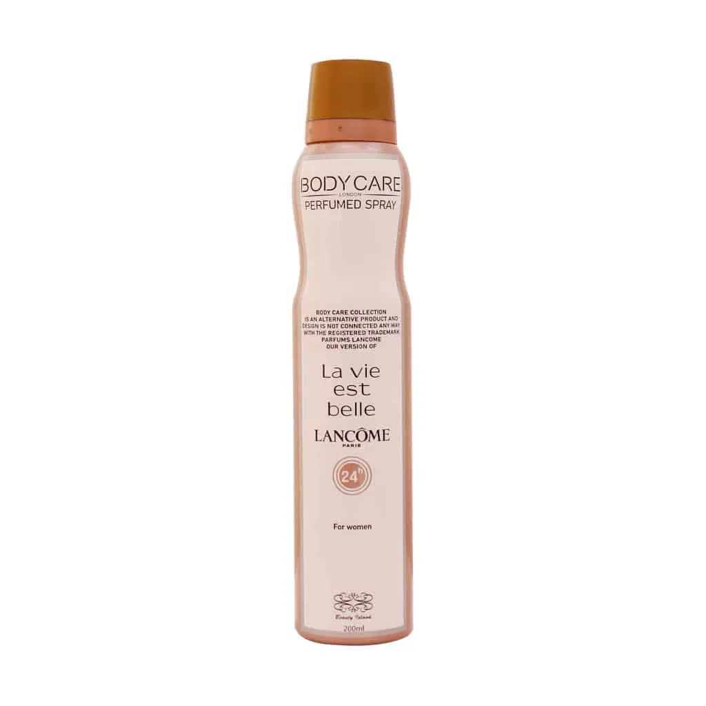 اسپری زنانه بادی کر رایحه لانکوم لاویه/BODY CARE LANCOM