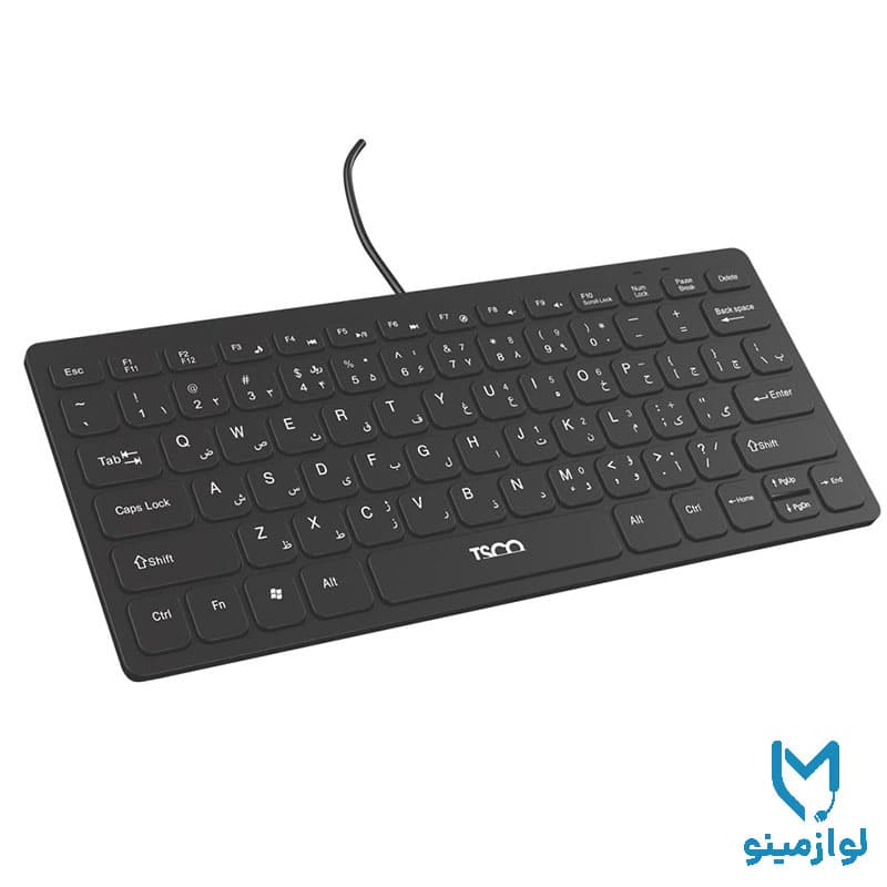 کیبورد تخت سیمی تسکو مدل TK 8037 — تصویر ۳