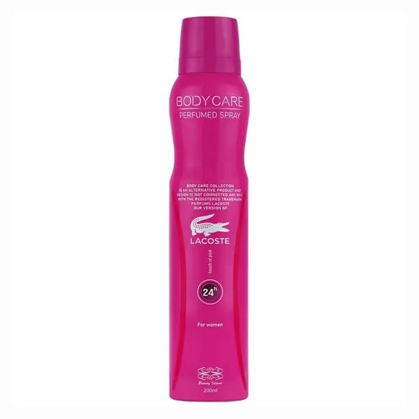 اسپری زنانه بادی کر رایحه لاگوست/BODY CARE LACOSTE — تصویر ۴