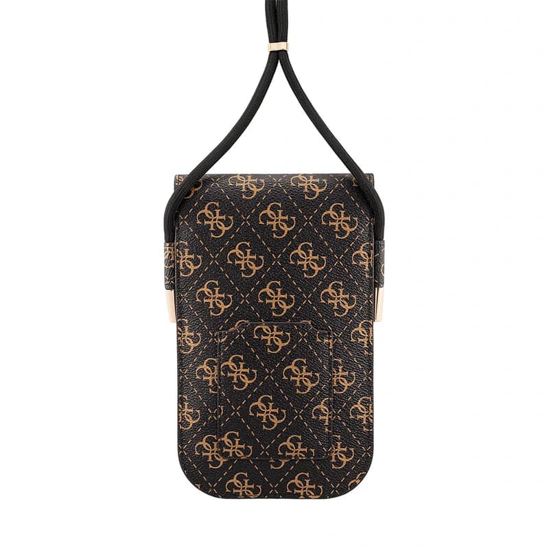 کیف دوشی GUESS مدل GUESS PHONE POUCH TRIANGLE LOGO — تصویر ۴