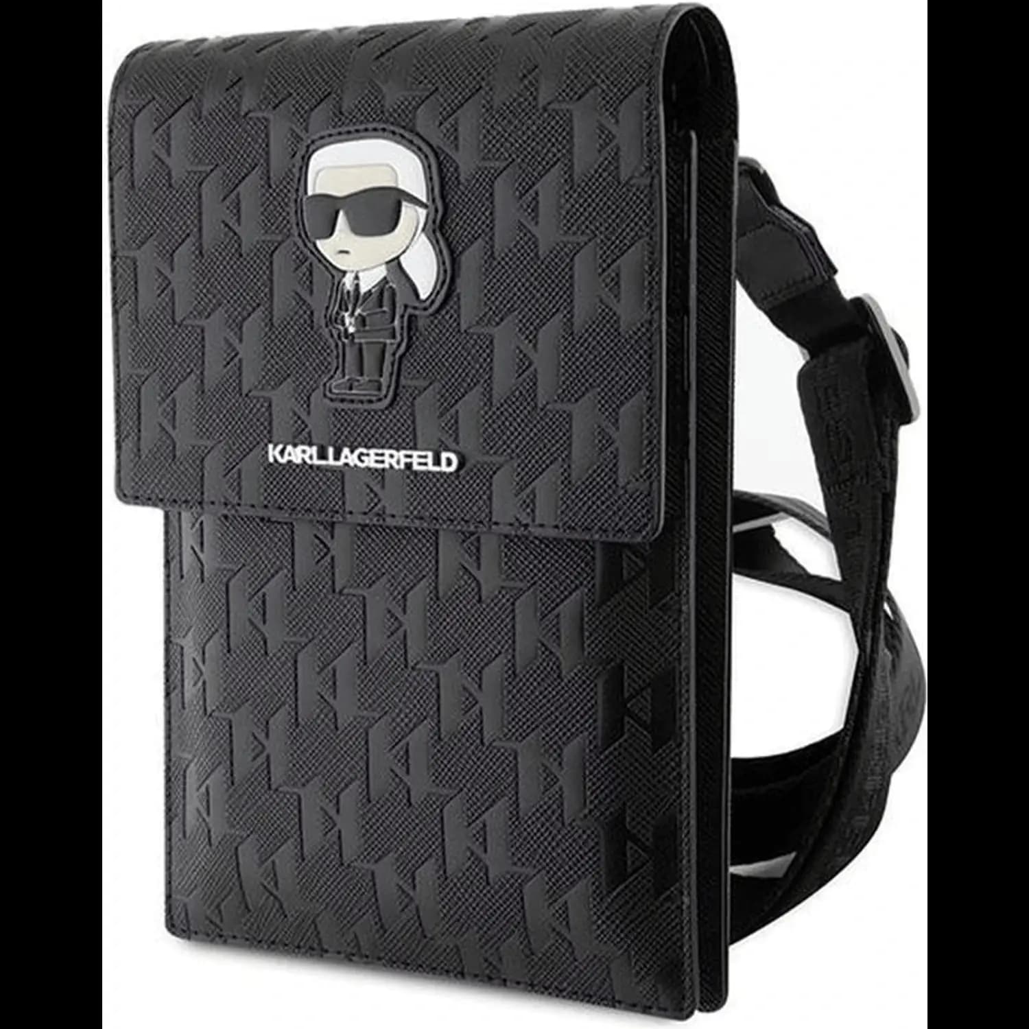کیف دوشی KARL LAGERFELD مدل MONOGRAM NFT KARL — تصویر ۲