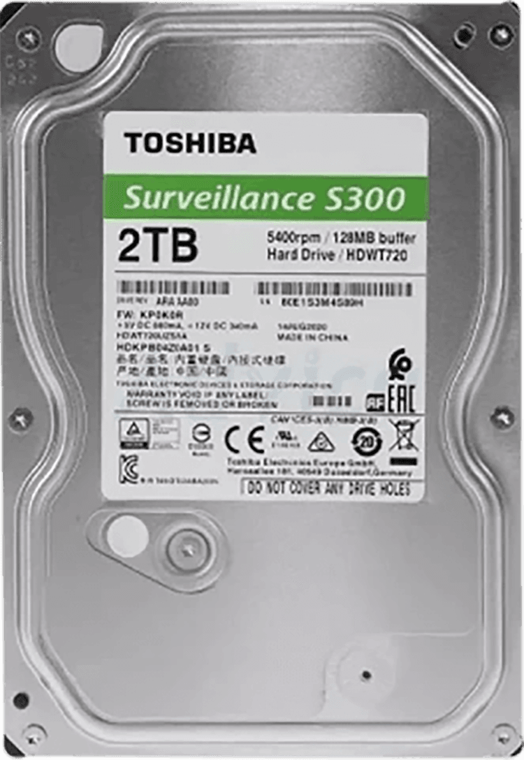 هارد دیسک اینترنال توشیبا مدل S300 HDWT720 ظرفیت 2 ترابایت — تصویر ۲