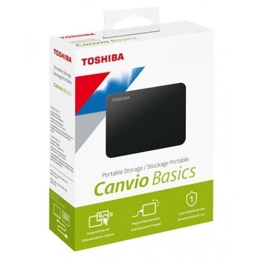 هارد اکسترنال توشیبا مدل Canvio Basics ظرفیت 1 ترابایت — تصویر ۸