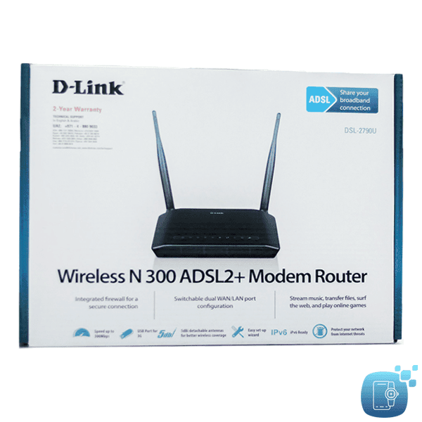 مودم روتر ADSL2 بی سیم دی لینک مدل DSL-2790U — تصویر ۲