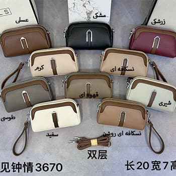 کیف دوشی دستی چرم YGLS مدل 3670 — تصویر ۲