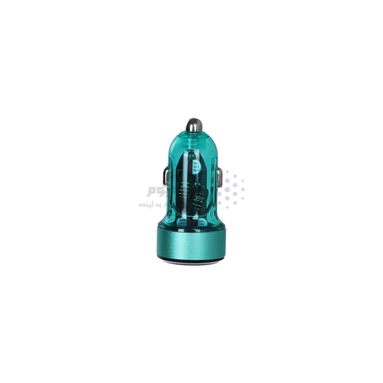 شارژر فندکی فست دو پورت Fast مدل WKN-102 55W – سبز – ASP (گارانتی شش ماهه آروین) — تصویر ۳