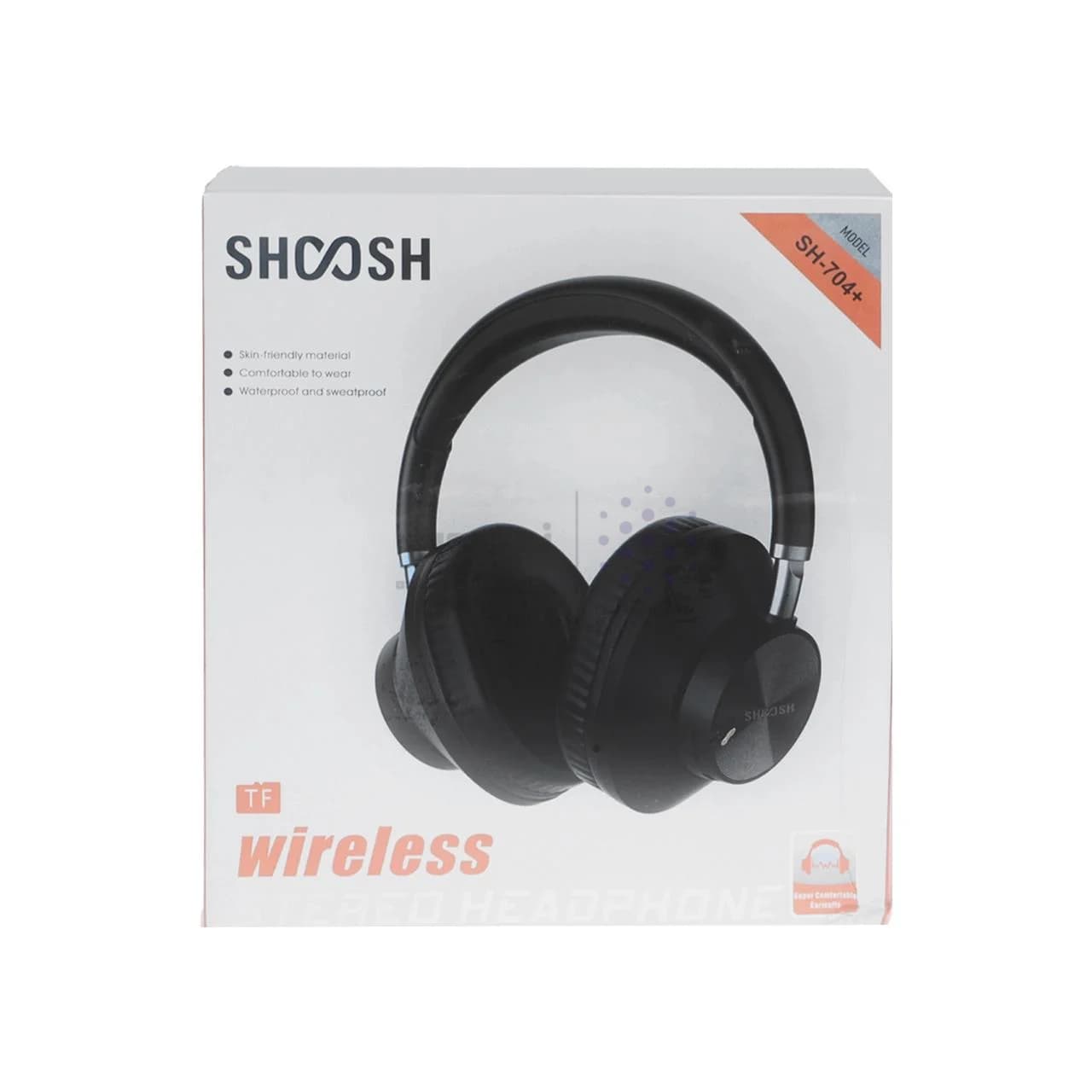 هدفون بی سیم Shoosh مدل SH-704 Plus – مشکی – SMO — تصویر ۶