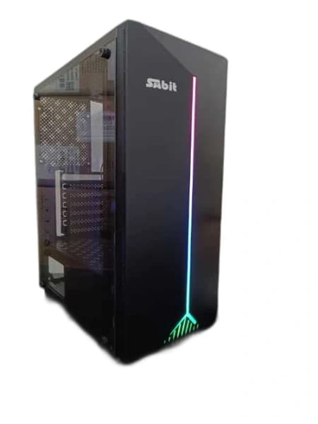 کیس کامپیوتر Sabit مدل CG24 Mid Tower مشکی آکبند — تصویر ۲