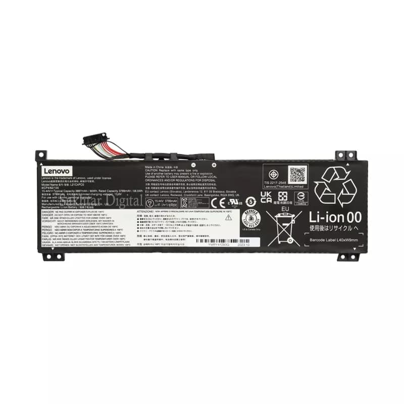 باتری اورجینال لپ تاپ لنوو Lenovo LEGION 5 15IAH7 — تصویر ۳