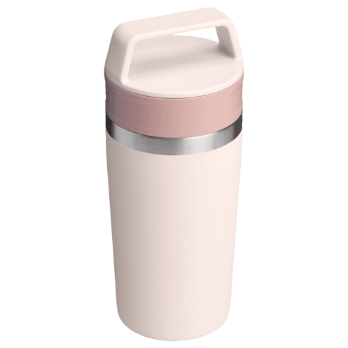 تراول ماگ کافه استنلی رنگ رزگلد STANLEY Café-To-Go Travel Mug 354 ml – 40OZ — تصویر ۳