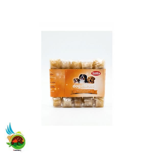 تشویقی استخوان ژلاتینی سگ نوبی Nobby dog chews بسته ۵ عددی (۸ سانتی متر)
