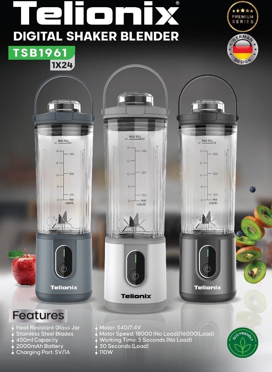 شیکر شارژی تلیونیکس Telionix مدل TPB19612 — تصویر ۵