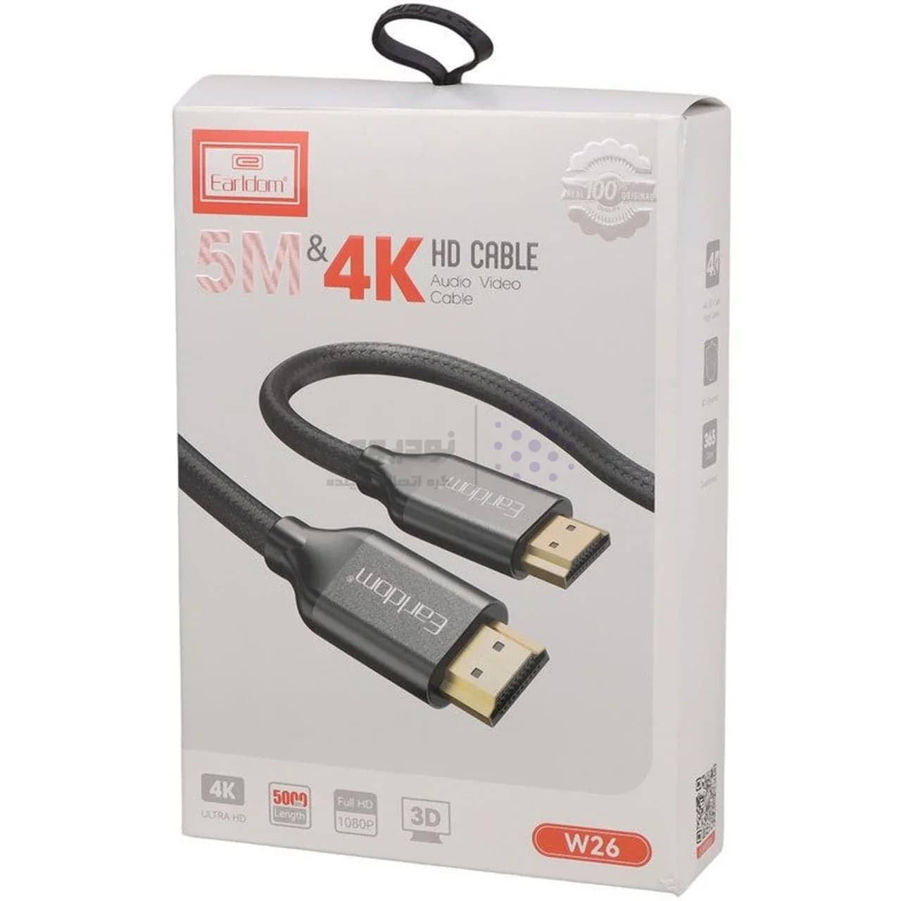 کابل 5 متری 4K Earldom HDMI مدل ET-W26 – مشکی — تصویر ۱۱