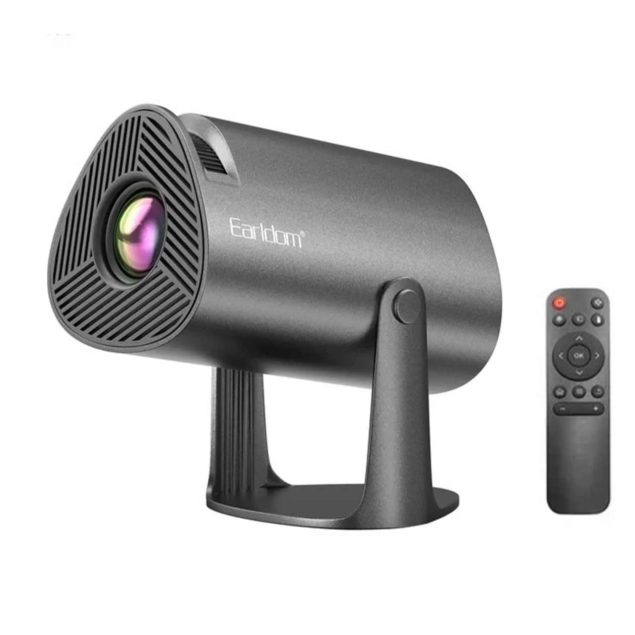 ویدئو پروژکتور Earldom 4K مدل PJ04 – مشکی(دارای ریموت کنترل)