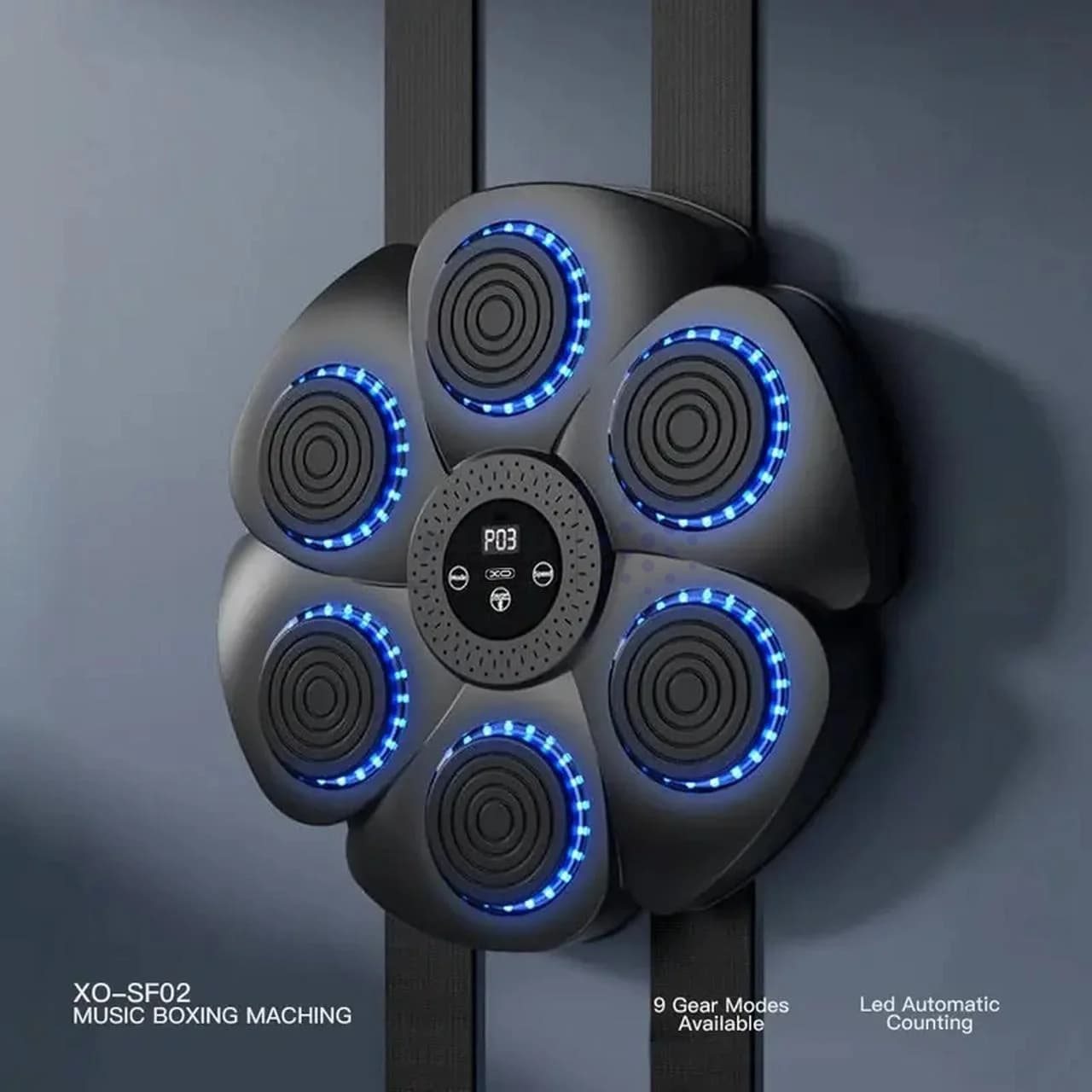 پد بوکس دیواری موزیکال XO مدل XO-SF-02 – مشکی — تصویر ۹