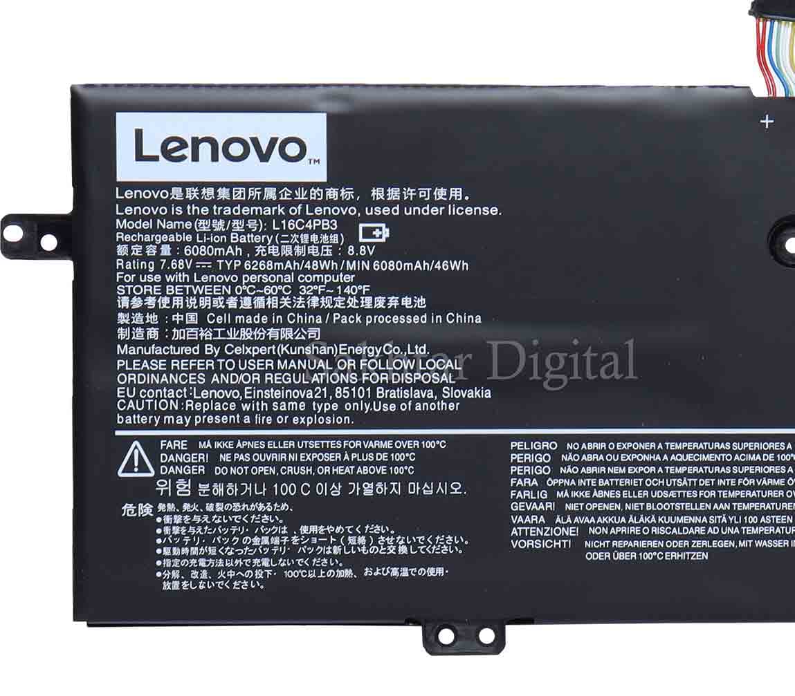 باتری اورجینال لپ تاپ لنوو Lenovo IdeaPad 720s — تصویر ۵