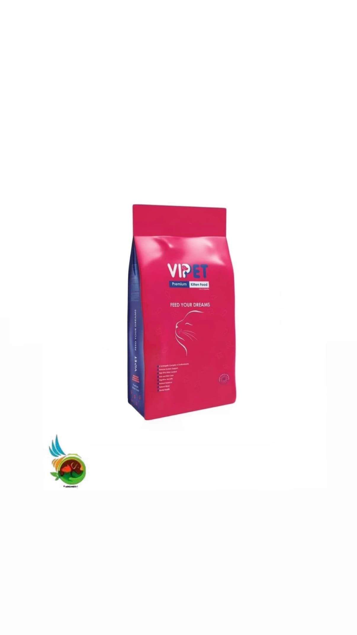 غذای خشک بچه گربه وی پت طعم مرغ VIPET premium kitten food with chicken (فله ای)