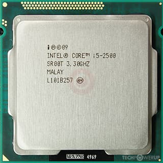 پردازنده Intel Core i5-2500