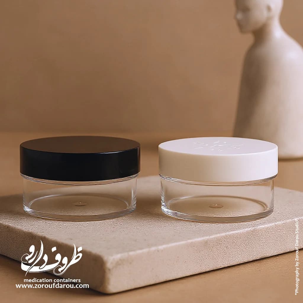قوطی کرم کریستال 20 گرمی ایستاده — تصویر ۳