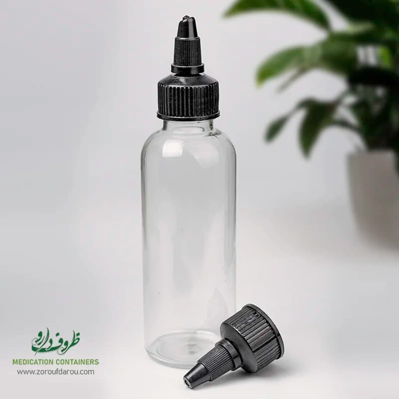 بطری پلاستیکی پت 120 سی سی گرد دهانه 24 — تصویر ۳