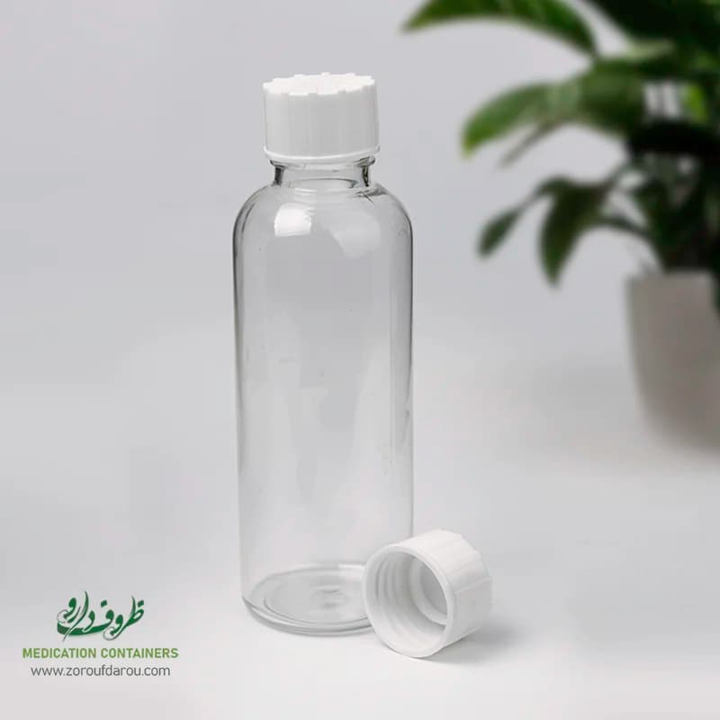 بطری پلاستیکی پت 120 سی سی گرد دهانه 24 — تصویر ۶