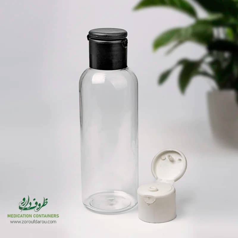 بطری پلاستیکی پت 120 سی سی گرد دهانه 24 — تصویر ۱۲