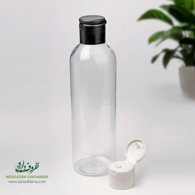 بطری پلاستیکی پت 240 سی سی گرد دهانه 24 — تصویر ۳