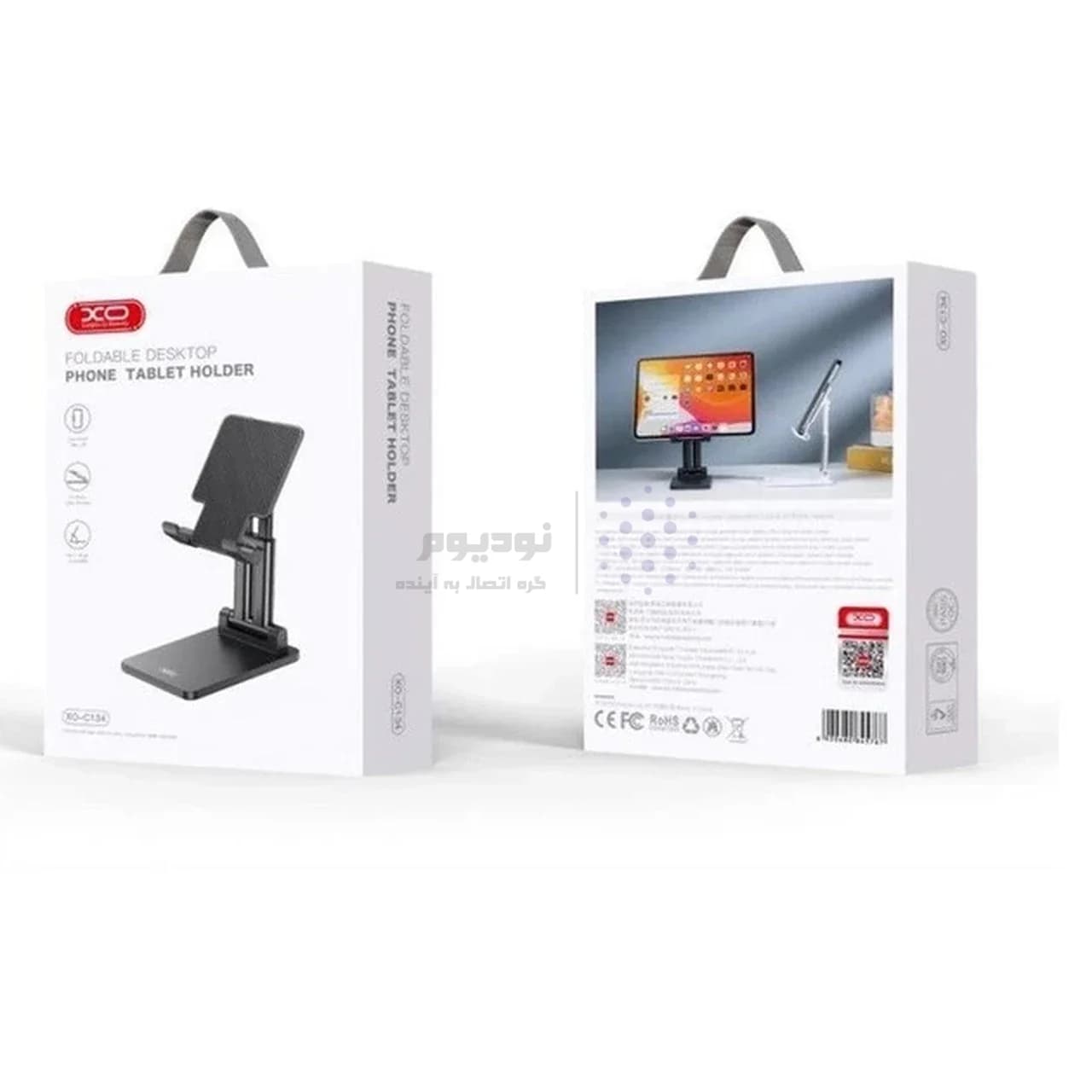 هولدر گوشی موبایل و تبلت پایه دار XO مدل XO-C134 – مشکی — تصویر ۷