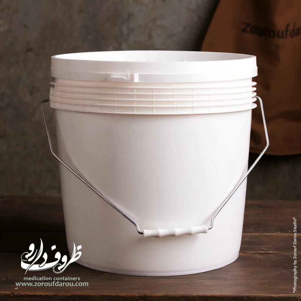 سطل پلمپ دار پلاستیکی 15 لیتری — تصویر ۲