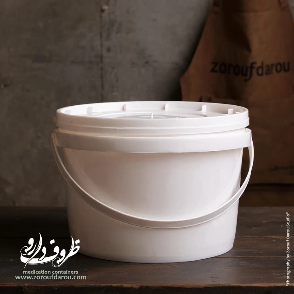 سطل پلمپ دار پلاستیکی 3 لیتری — تصویر ۲