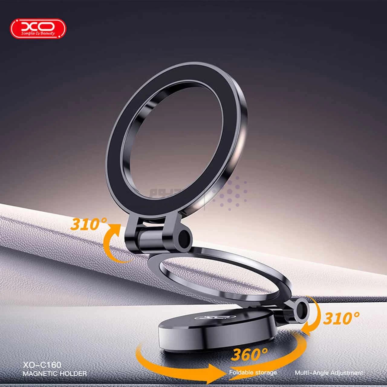 هولدر گوشی موبایل مگنتی XO مدل XO-C160 – مشکی — تصویر ۷