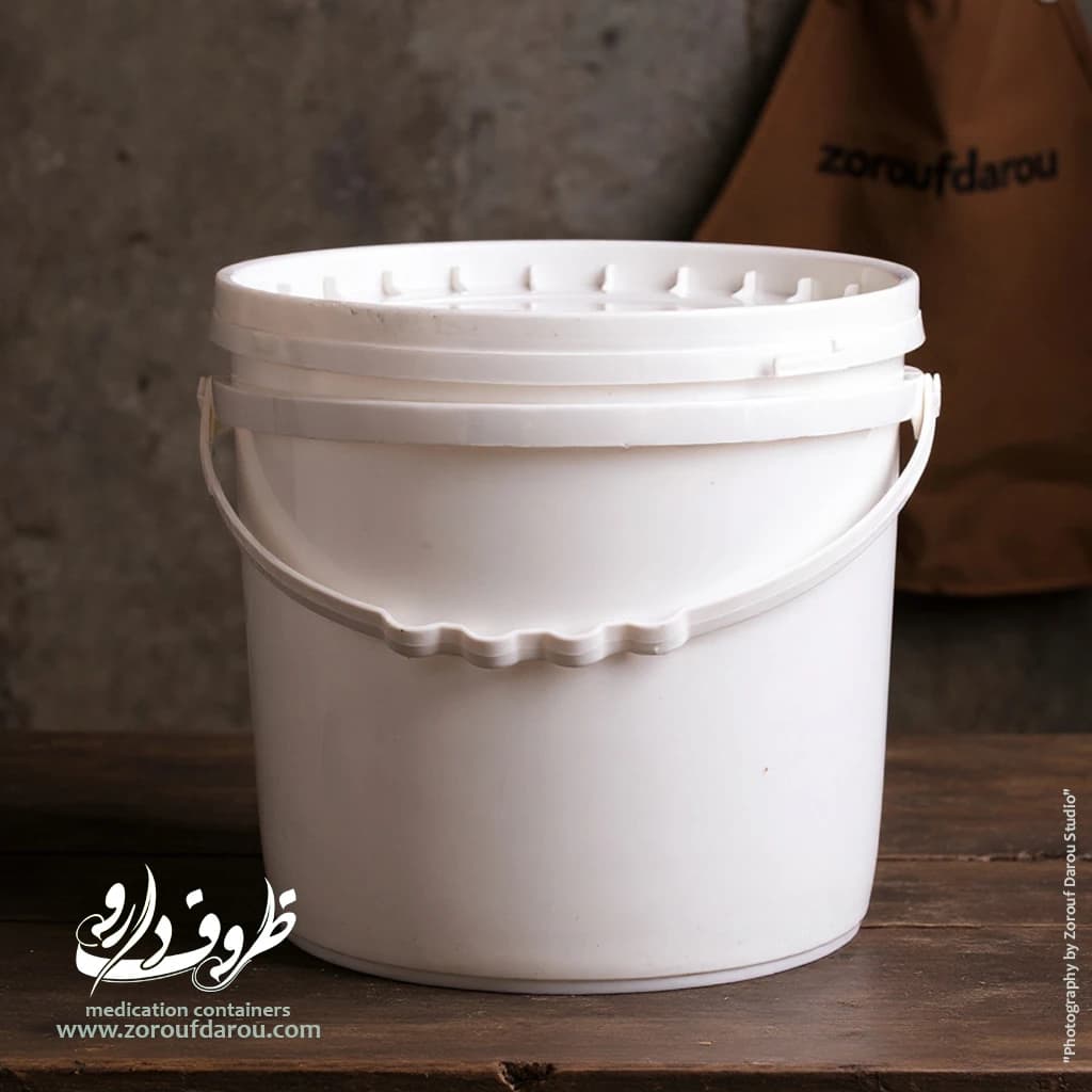 سطل پلمپ دار پلاستیکی 8 لیتری — تصویر ۳