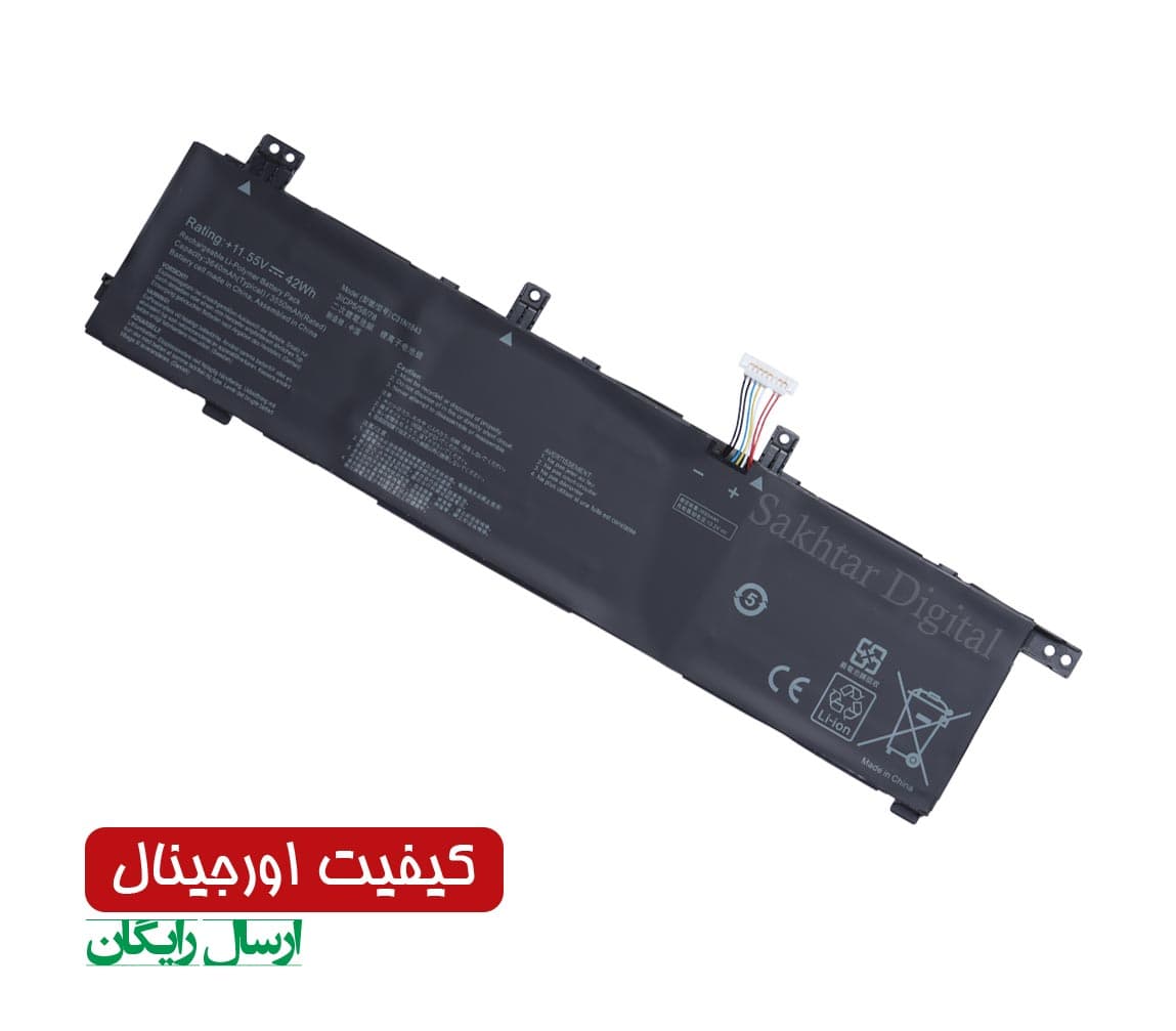 باتری اورجینال لپ تاپ ایسوس Asus VivoBook S14 S432