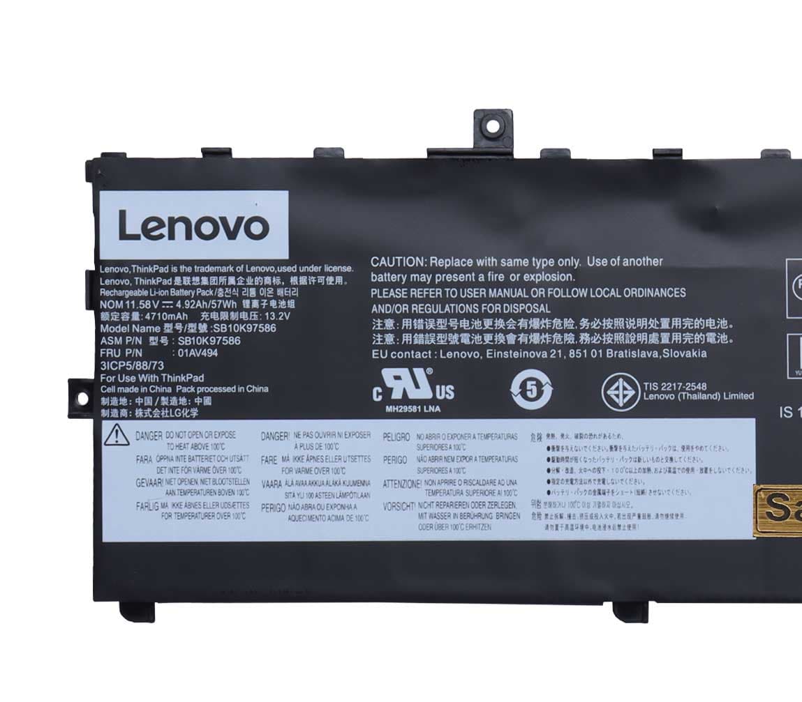 باتری اورجینال لپ تاپ لنوو Lenovo ThinkPad X1 Carbon — تصویر ۵